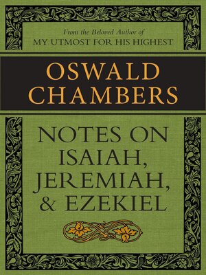 cover image of Notes on Isaiah, Jeremiah, and Ezekiel